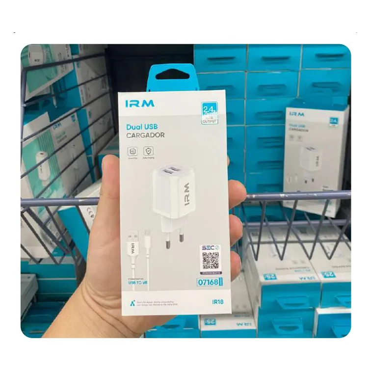 Cargador doble USB IRM