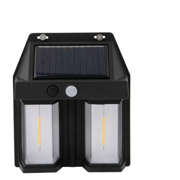 Foco solar con sensor · 2 luces