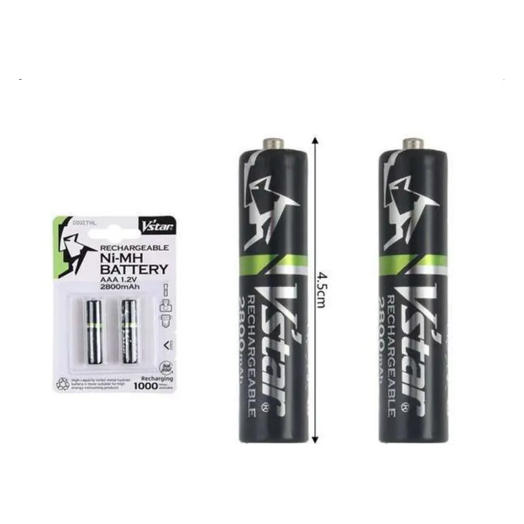 Pilas AAA recargables · pack 2