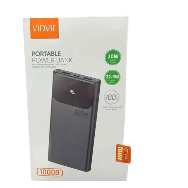 Power Bank Vidvie 10.000 mAh Rápido