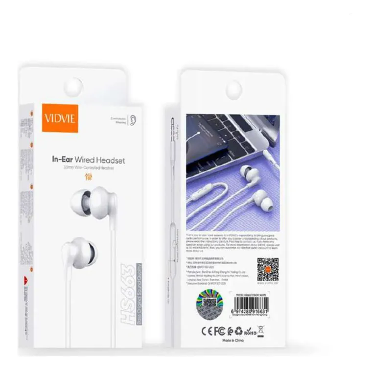 Audífonos Vidvie 3,5 mm