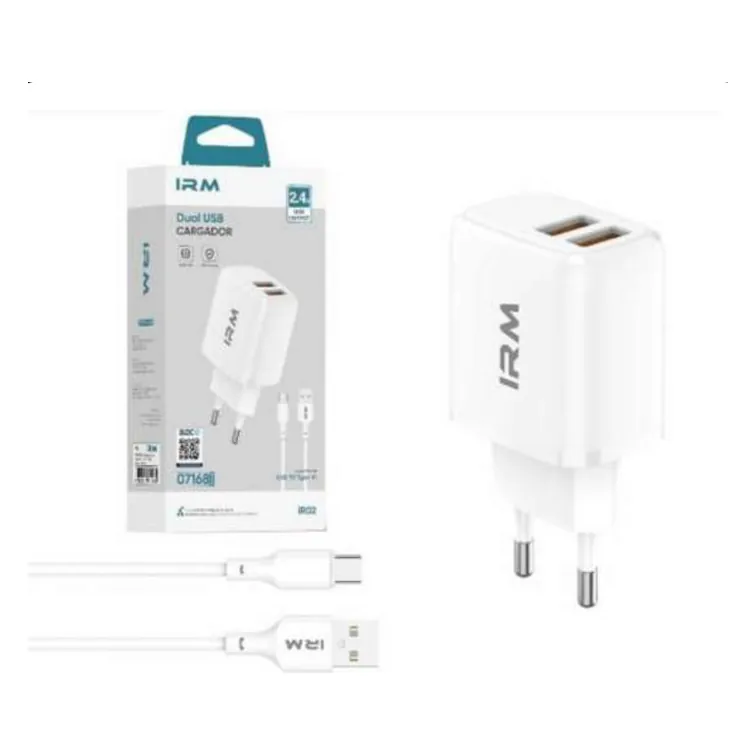 Cargador doble USB-C IRM