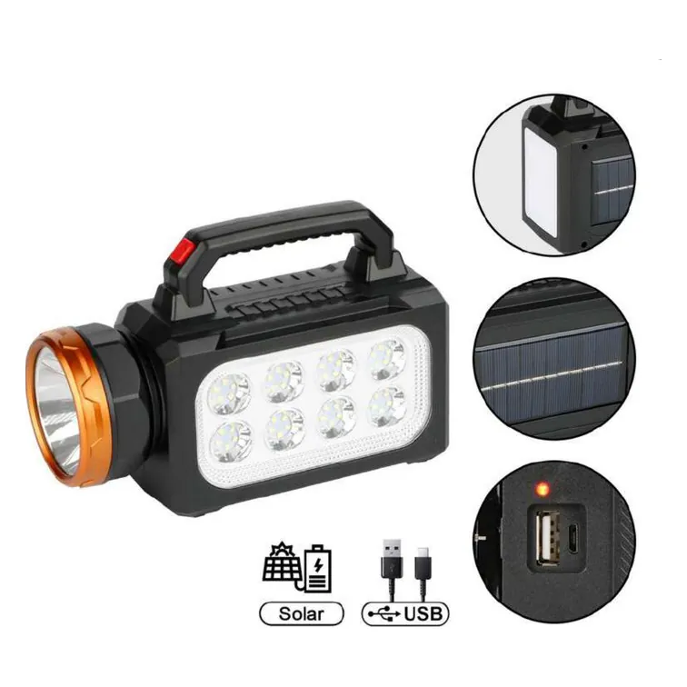 Linterna solar multifunción